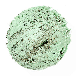 Bocha Helado Crema Menta Granizada